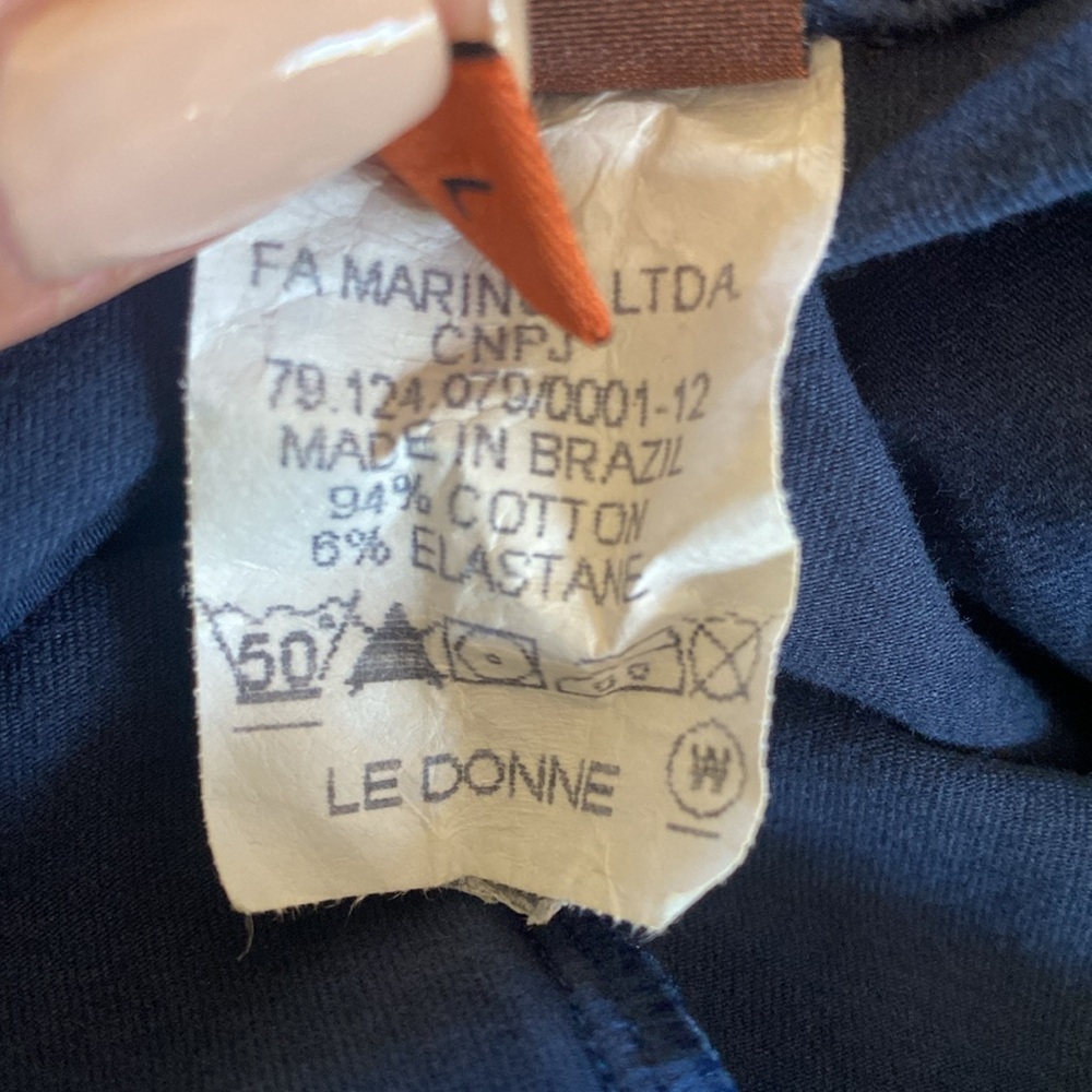 Le Donne Cotton Stretch Fold Over Logo Gym/Yoga Pants Never Used - Picture 10 of 16